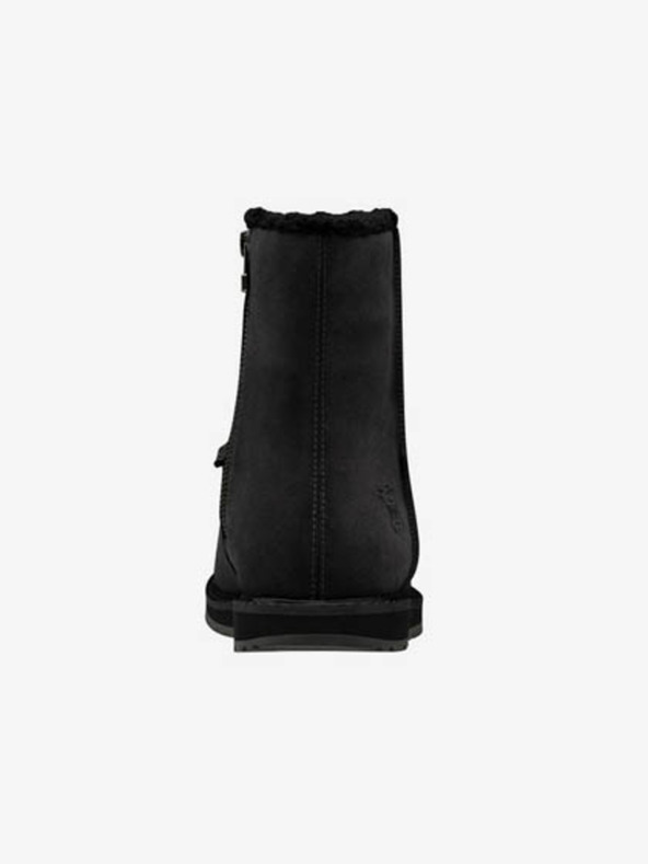 Helly Hansen Črni ženski usnjeni zimski gležnjarji HELLY HANSEN Annabelle