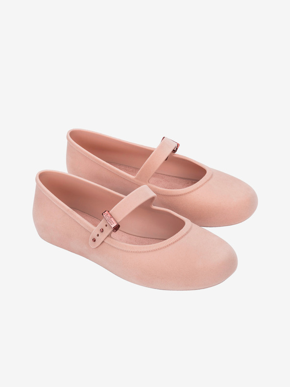 Melissa Svetlo roza Ženske balerine Melissa Soft Ballerina Velvet