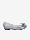 Melissa Melisa Ultragirl Sweet XXIV Ženske balerinke v srebrni barvi