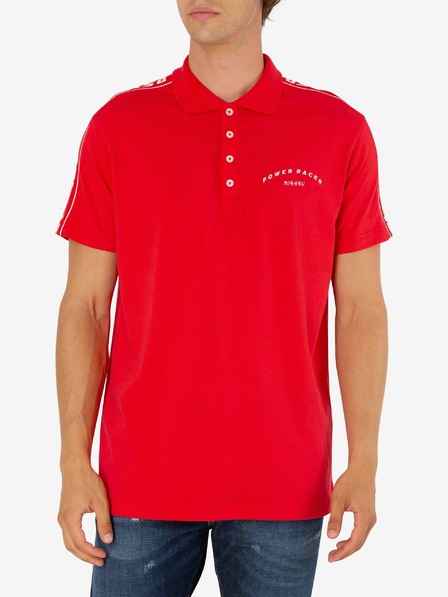 Diesel Rdeča moška polo majica Diesel Gorou