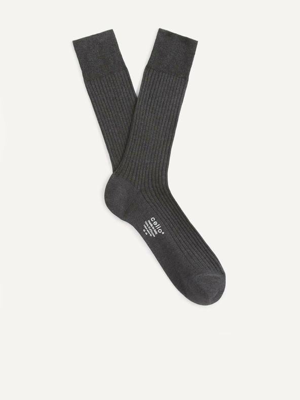 Celio Temno sive moške nogavice Celio Jiunecosse