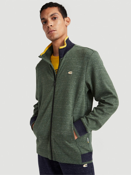 O'Neill Zelena moška jopa O'Neill 2-Knit Zip Sweatshirt
