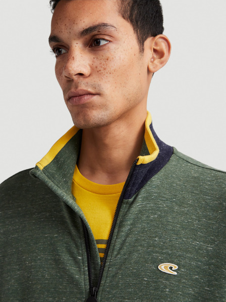 O'Neill Zelena moška jopa O'Neill 2-Knit Zip Sweatshirt
