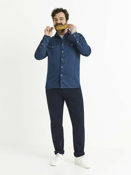 Celio Temno modra srajca Celio Sarevient