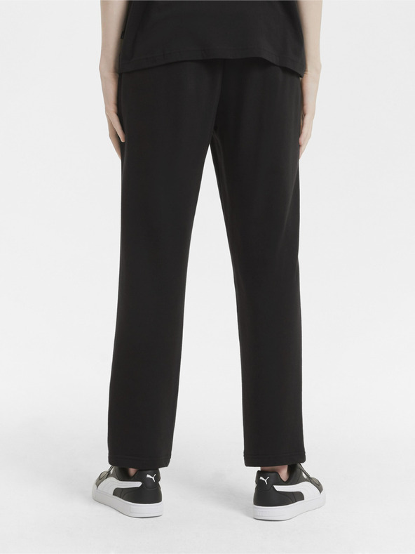 Puma Črne moške hlače z logotipom Puma ESS