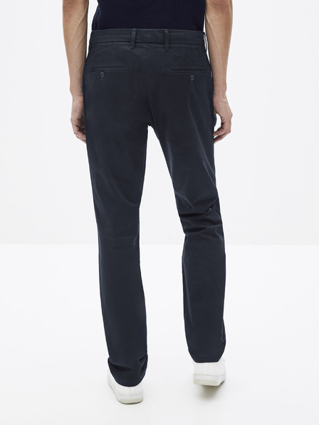 Celio Temno modre chino hlače Celio Pobelt
