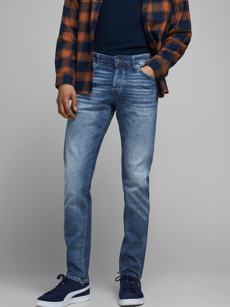 Jack & Jones Modre tanke kavbojke Jack & Jones Glenn