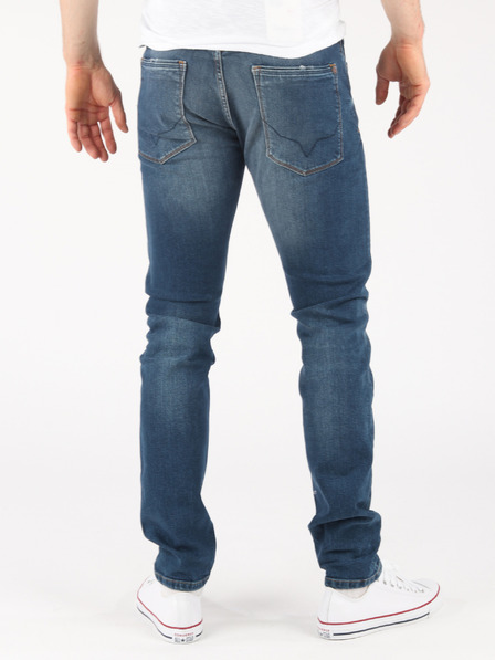 Pepe Jeans Temno modre moške kavbojke ozkega kroja Pepe Jeans Stanley