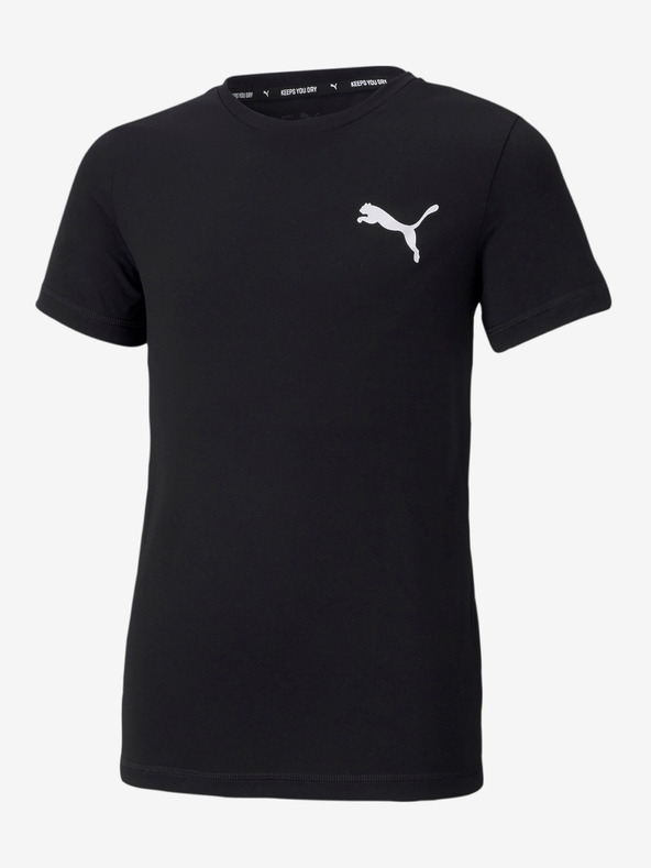 Puma Črna fantovska športna majica Puma Active