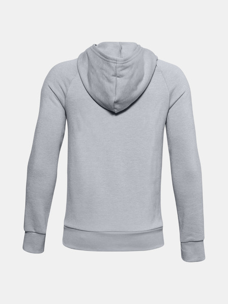 Under Armour Deški pulover Under Armour UA RIVAL FLEECE HOODIE-BLK
