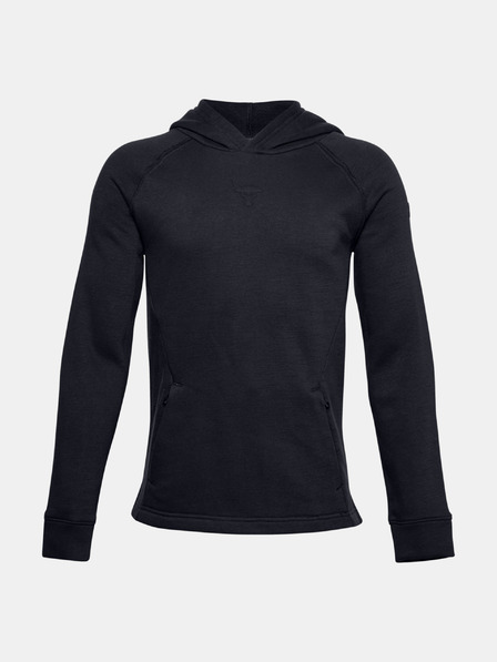 Under Armour Deški pulover Under Armour UA PJT ROCK CC FLEECE HOODIE-BLK