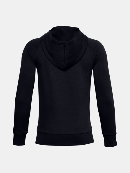 Under Armour Deški pulover Under Armour UA RIVAL COTTON FZ HOODIE-GRY