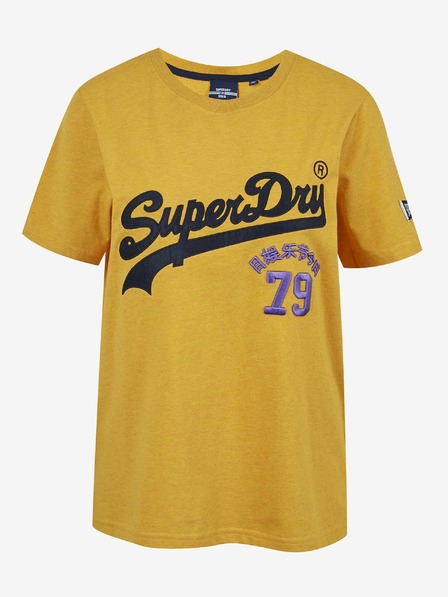 SuperDry Rumena ženska majica s potiskom Superdry