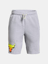 Under Armour Deške kratke hlače Under Armour UA Project Rock Terry Shorts-GRY