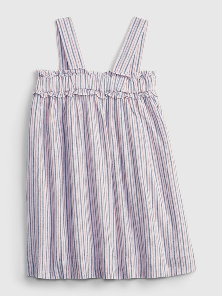 GAP Baby lanene prugaste obleke GAP