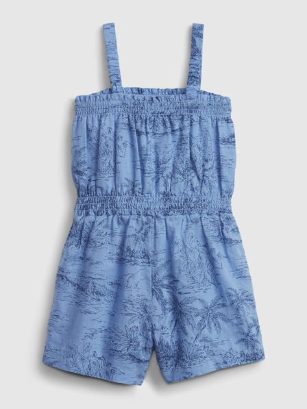 GAP Baby laneni vzorčasti pajac GAP