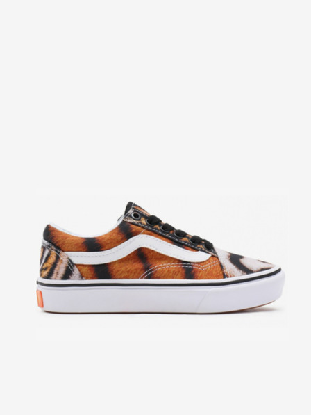 Vans Oranžne dekliške vzorčaste superge Vans