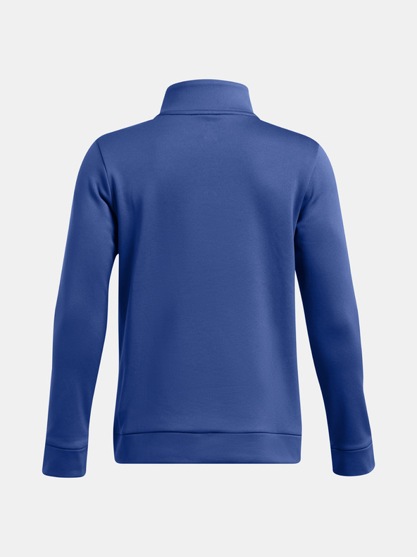 Under Armour Deški pulover Under Armour UA Armour Fleece 1/4 Zip-BLU