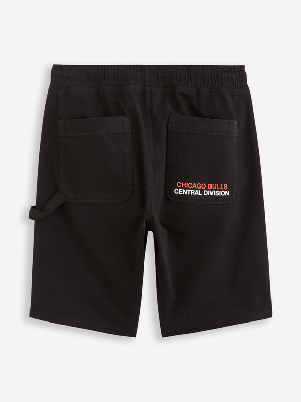 Celio Črne moške kratke hlače Celio NBA Chicago Bulls