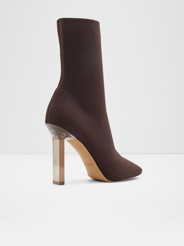 Aldo Rjavi ženski gležnjarji z visoko peto ALDO Ovieda