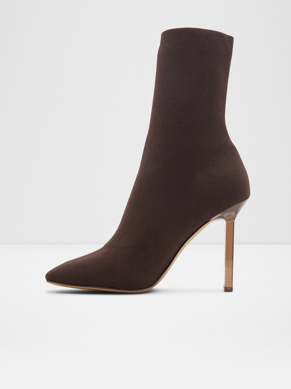 Aldo Rjavi ženski gležnjarji z visoko peto ALDO Ovieda