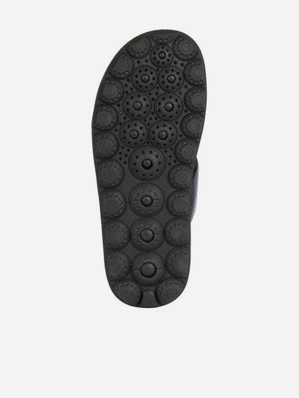 Geox Čierne pánske papuče Geox Spherica Ec6