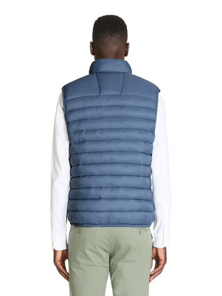 Celio Modra moška prešita jopica Celio Fulock