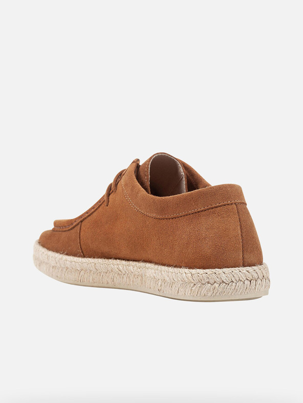 Geox Rjave moške superge Geox Ostuni