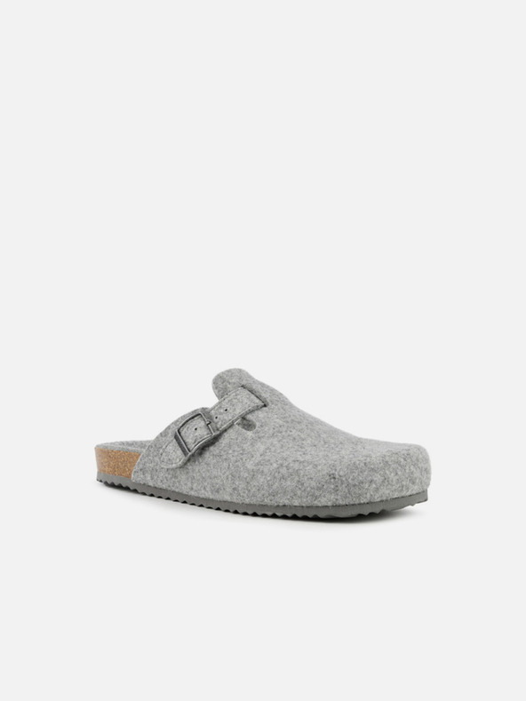 Geox Sivé pánske papuče Geox Ghita