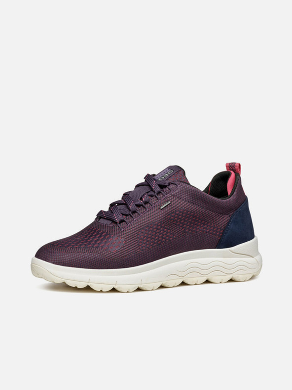 Geox Temno vijolične Geoxove ženske superge Spherica 4x4 B Abx