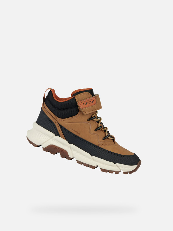 Geox Rumena otroška gležnjarska obutev Geox Flexyper Plus Boy