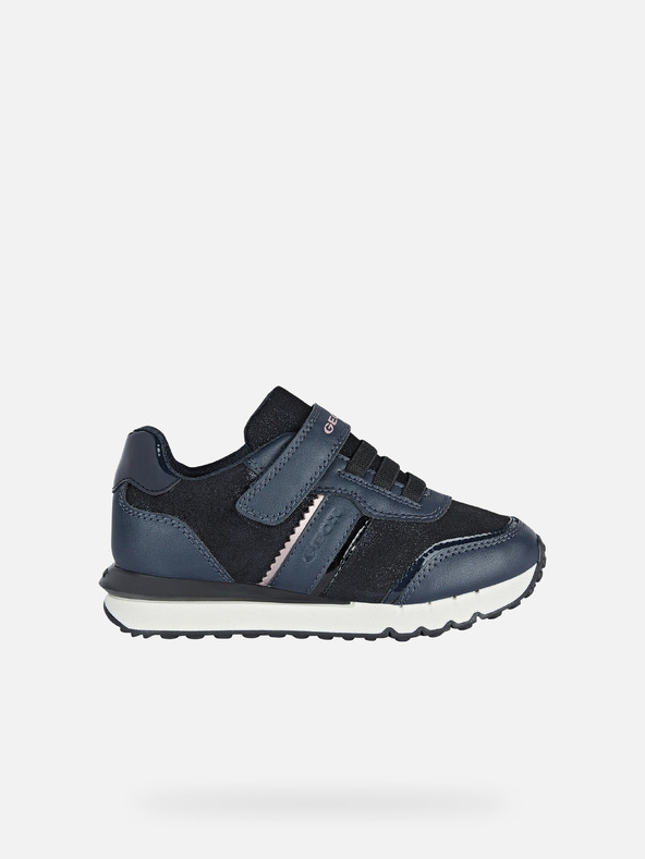 Geox Tmavo modré dievčenské tenisky Geox Fastics Girl