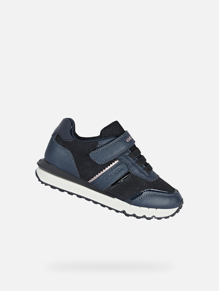 Geox Tmavo modré dievčenské tenisky Geox Fastics Girl