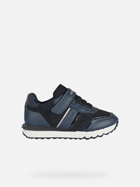 Geox Tmavo modré dievčenské tenisky Geox Fastics Girl