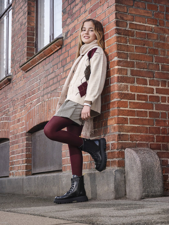 Geox Črni gležnjarji Geox Maquinnerns Girl