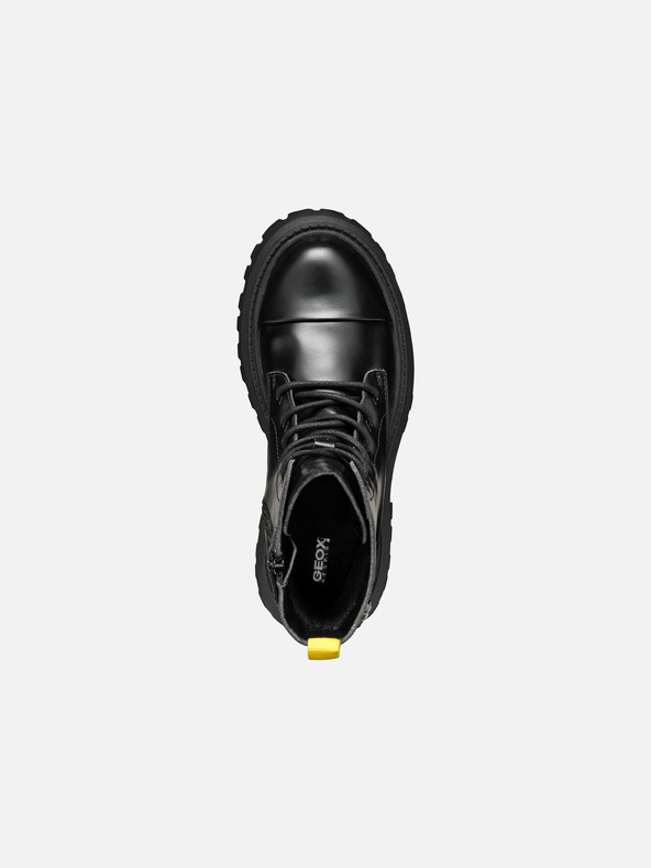 Geox Črni gležnjarji Geox Maquinnerns Girl