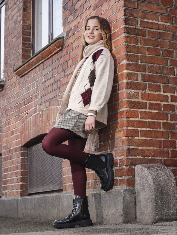 Geox Črni gležnjarji Geox Maquinnerns Girl