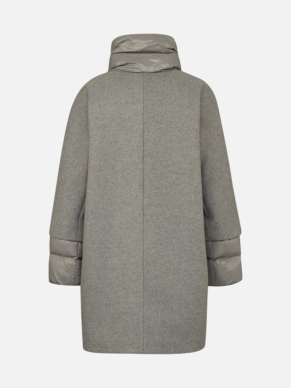 Geox Sivý dámsky kabát Geox Diamanta