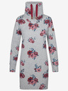 Loap Svetlo siva ženska cvetlična obleka LOAP Ebuna