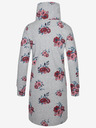 Loap Svetlo siva ženska cvetlična obleka LOAP Ebuna