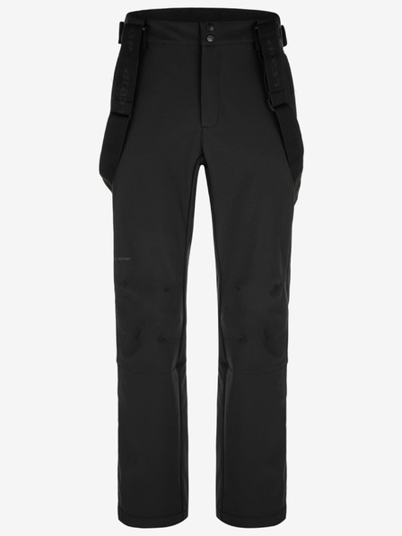 Loap Črne moške smučarske softshell hlače LOAP Lupnar