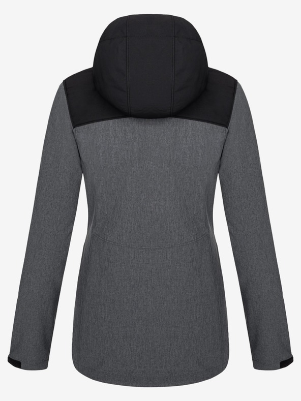 Loap Črno-siva ženska softshell jakna LOAP LUKA