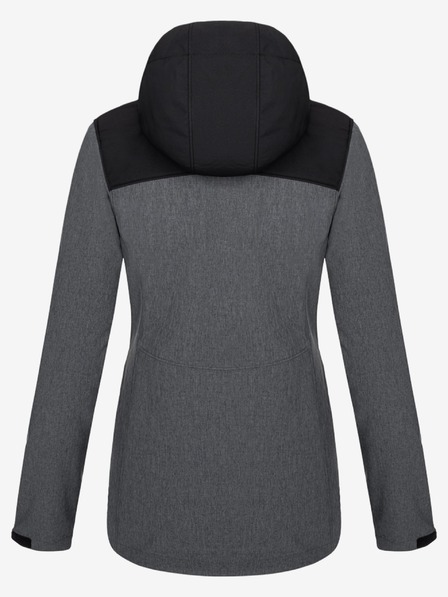Loap Črno-siva ženska softshell jakna LOAP LUKA