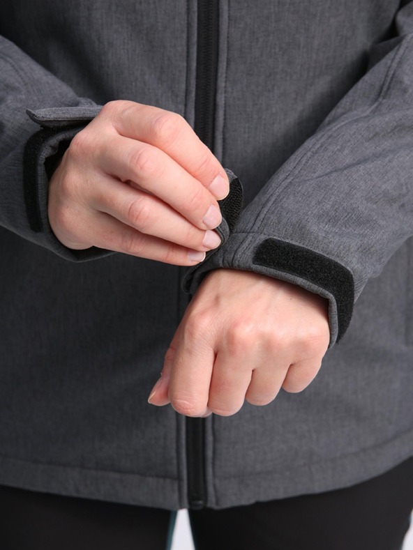 Loap Črno-siva ženska softshell jakna LOAP LUKA