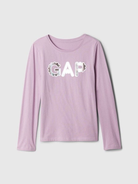 GAP Otroška majica s kovinskim logotipom Gap