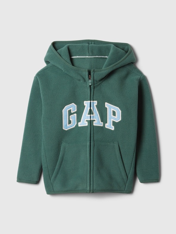 GAP Baby mikina s logem Pro Fleece GAP / Otroška jopa z logotipom Pro Fleece GAP