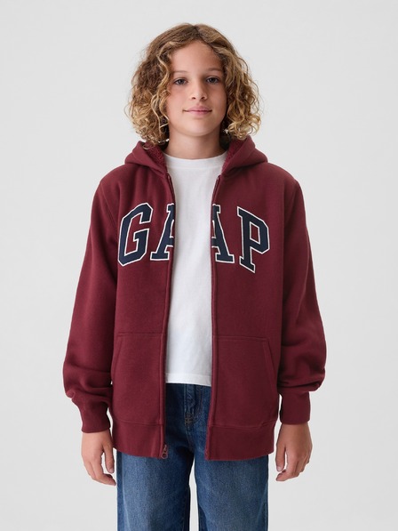 GAP Otroška majica sherpa z logotipom GAP