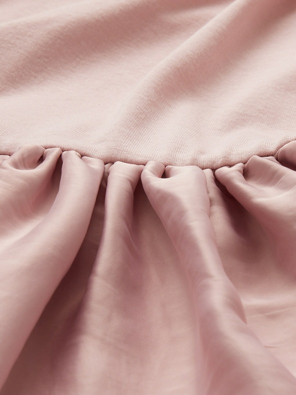 GAP Otroška obleka s satenastim krilom GAP