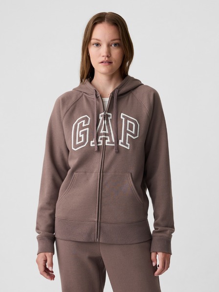 GAP Mikina z logotipom Gap na zadrgo