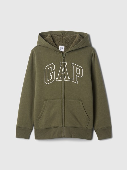 GAP Otroška majica sherpa z logotipom GAP
